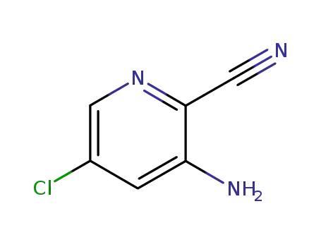 Molecular Structure of 408538-29-4 (3-amino-5-chloropicolinonitrile)