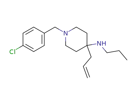 4-allyl-1-(4-chlorobenzyl)-4-propylaminopiperidine