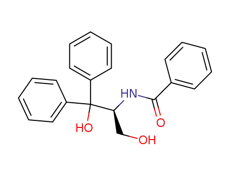 <i>N</i>-(2-hydroxy-1-hydroxymethyl-2,2-diphenyl-ethyl)-benzamide
