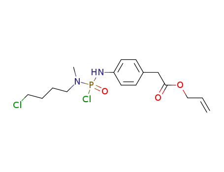 N-methyl-N-(4-chlorobutyl) N'-(4-carboxyallylmethyl)phenyl phosphorodiamidic chloride