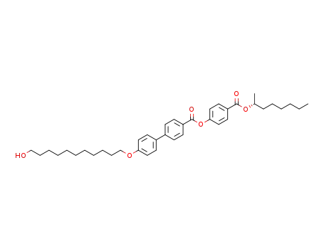 Molecular Structure of 847223-79-4 ((R)-(-)-4-(1-methylheptyloxycarbonyl)phenyl 4'-(11-hydroxyundecyloxy)biphenyl-4-carboxylate)