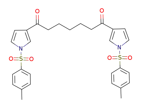 1,7-bis-[1-(toluene-4-sulfonyl)-1<i>H</i>-pyrrol-3-yl]-heptane-1,7-dione