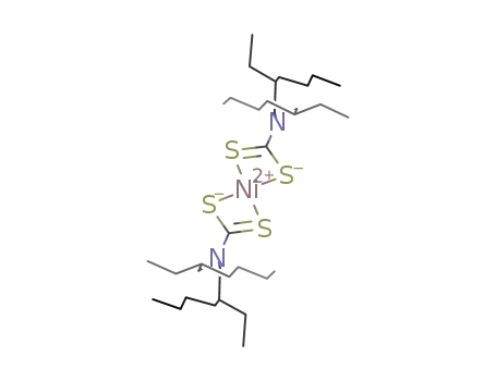 Molecular Structure of 6014-72-8 ((bis(2-ethylhexyl)amino)methanedithioate, nickel(+2) cation)