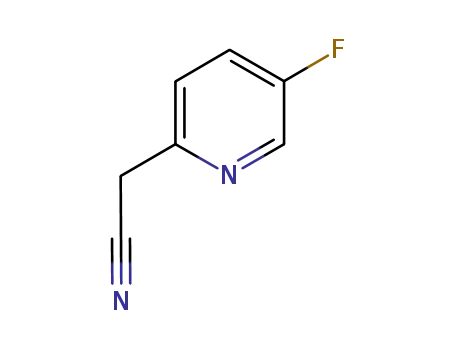 Molecular Structure of 960371-08-8 (5-Fluoropyridine-2-acetonitrile)