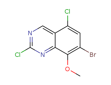 Quinazoline)-bromo-2,5-dichloro-8-methoxy-  Cas br.953039-88-8 98%