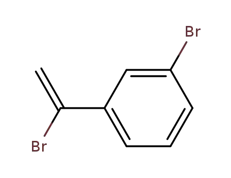 Molecular Structure of 138857-31-5 (Benzene, 1-bromo-3-(1-bromoethenyl)-)