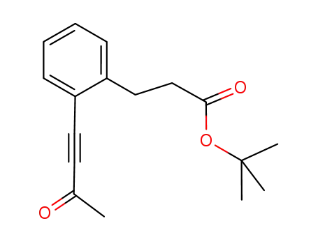 tert-butyl 3-(2-(3-oxobut-1-ynyl)phenyl)propanoate