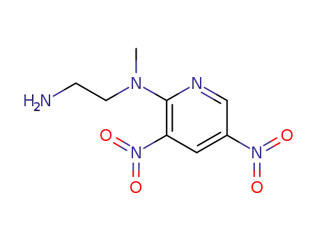 Molecular Structure of 863638-73-7 (1,2-Ethanediamine, N-(3,5-dinitro-2-pyridinyl)-N-methyl-)