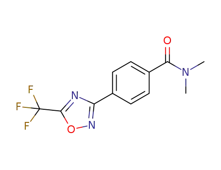 N,N-dimethyl-4-(5-(trifluoromethyl)-1,2,4-oxadiazol-3-yl)benzamide