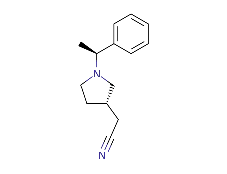 (3S)-1-[(S)-1-phenethyl]-3-(cyanomethyl) pyrrolidine