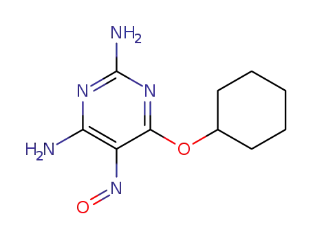 2,6-diamino-4-(cyclohexyloxy)-5-nitrosopyrimidine