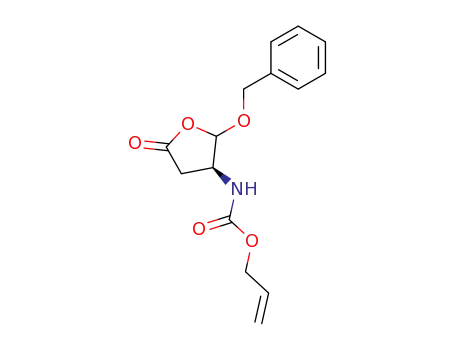 Carbamic acid, [(3S)-tetrahydro-5-oxo-2-(phenylmethoxy)-3-furanyl]-,
2-propenyl ester