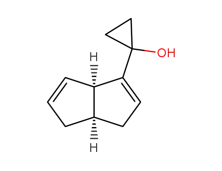 Molecular Structure of 86971-93-9 (2-(1'-hydroxycyclopropyl)-cis-bicyclo<3.3.0>oct-2,7-diene)