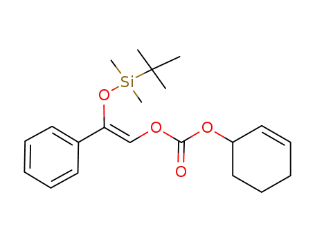 carbonic acid (Z)-2-(tert-butyl-dimethyl-silanyloxy)-2-phenyl-vinyl ester cyclohex-2-enyl ester
