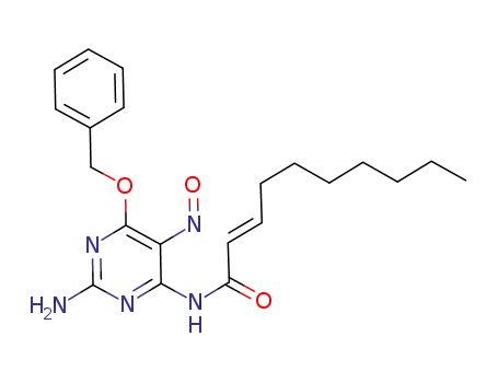 (E)-N-[2-amino-6-(benzyloxy)-5-nitrosopyrimidin-4-yl]dec-2-enamide