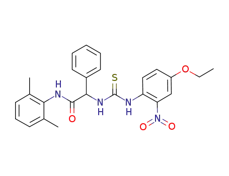 N-(2,6-dimethylphenyl)-2-[3-(4-ethoxy-2-nitrophenyl)-thioureido]-2-phenylacetamide