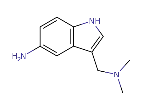Molecular Structure of 3414-74-2 (5-AMINOGRAMINE)