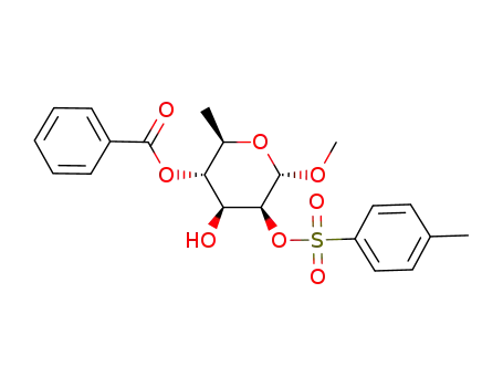 methyl 4-O-benzoyl-6-deoxy-2-O-tosyl-α-D-mannopyranoside