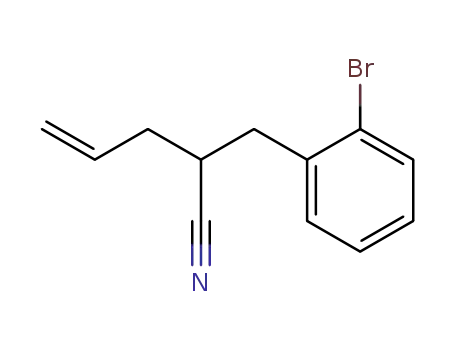 2-(o-bromobenzyl)-4-pentenenitrile