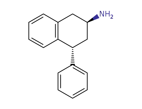 (-)-trans-1-phenyl-3-amino-1,2,3,4-tetrahydronaphthalene