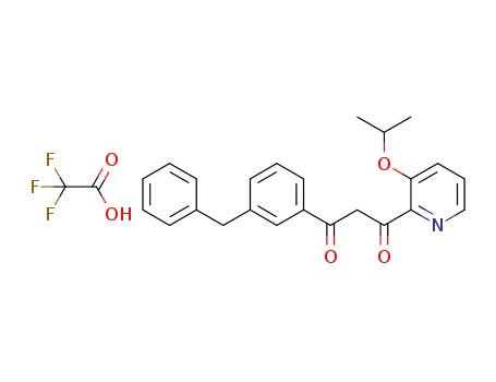 1-(3-benzylphenyl)-3-(3-isopropoxypyridin-2-yl)-propane-1,3-dione