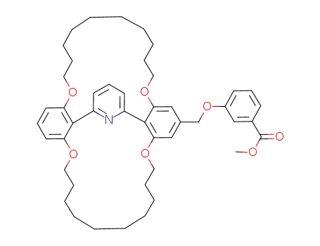 methyl 3-({2,13,15,26-tetraoxa-1,14(1,3,2)-dibenzena-27(2,6)-pyridinabicyclo[12.12.1]heptacosaphan-1<sup>5</sup>-yl}methyloxy)benzoate