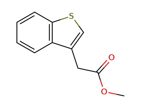 Molecular Structure of 7597-67-3 (methyl 1-benzothiophen-3-ylacetate)