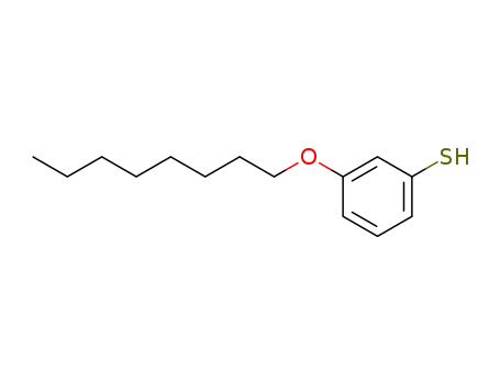 Molecular Structure of 162557-60-0 (3-(n-octyloxy)thiophenol)