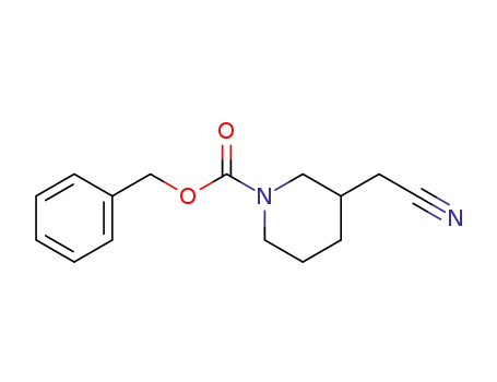 1-Benzyloxycarbonyl-3-cyanomethylpiperidine