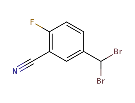 Benzonitrile, 5-(dibromomethyl)-2-fluoro-
