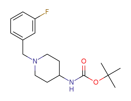 tert-Butyl 1-(3-fluorobenzyl)piperidin-4-ylcarbamate