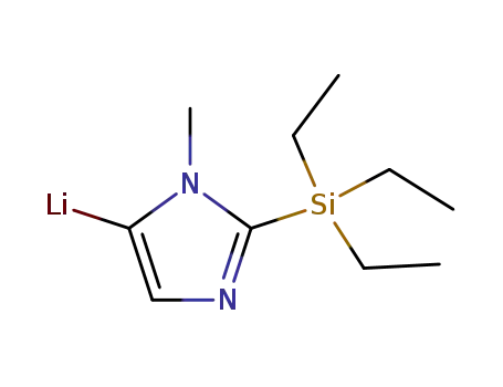 5-lithio-1-methyl-2-(triethylsilyl)-1H-imidazole