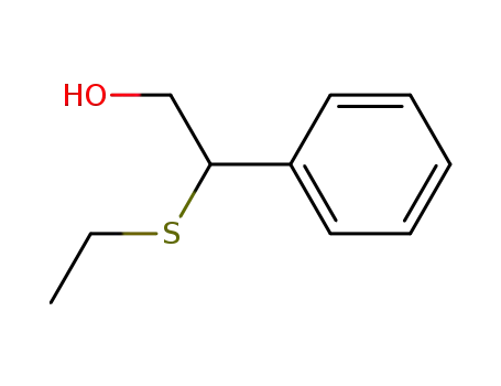 Benzeneethanol, b-(ethylthio)-