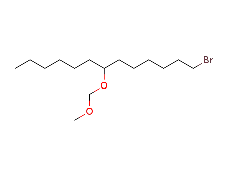 Molecular Structure of 189246-53-5 (Tridecane, 1-bromo-7-(methoxymethoxy)-)