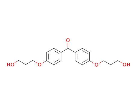Molecular Structure of 1045838-01-4 (4,4'-bis[4-(3-hydroxypropoxy)]benzophenone)