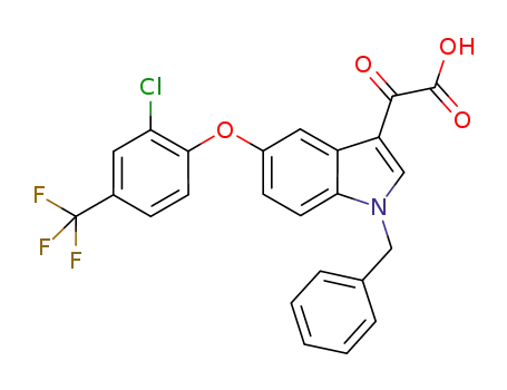 [1-benzyl-5-(2-chloro-4-trifluoromethyl-phenoxy)-1H-indol-3-yl](oxo)acetic acid