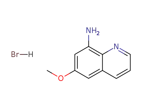 Molecular Structure of 106492-78-8 (8-amino-6-methoxy-quinoline hydrobromide)