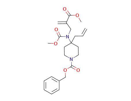 benzyl 4-([(methyloxy)carbonyl]{2-[(methyloxy)carbonyl]prop-2-en-1-yl}amino)-4-prop-2-en-1-ylpiperidine-1-carboxylate