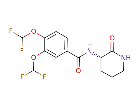 Benzamide, 3,4-bis(difluoromethoxy)-N-[(3S)-2-oxo-3-piperidinyl]-