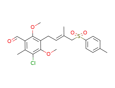 C<sub>22</sub>H<sub>25</sub>ClO<sub>5</sub>S