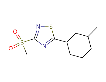 3-methylsulfonyl-5-(3-methylcyclohexyl)-1,2,4-thiadiazole