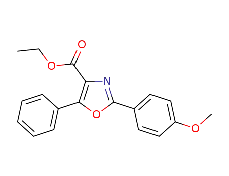 ethyl 2-(4-methoxyphenyl)-5-phenyloxazole-4-carboxylate