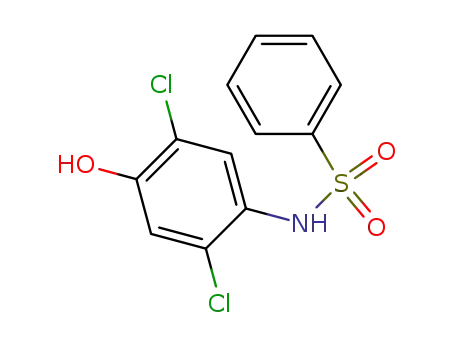 Molecular Structure of 102117-90-8 (2,5-dichloro-4-benzenesulfonamidophenol)