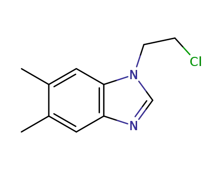 1H-Benzimidazole, 1-(2-chloroethyl)-5,6-dimethyl-