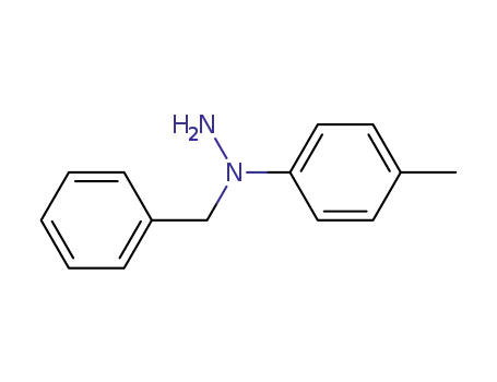 Molecular Structure of 5705-16-8 (Hydrazine, 1-(4-methylphenyl)-1-(phenylmethyl)-)