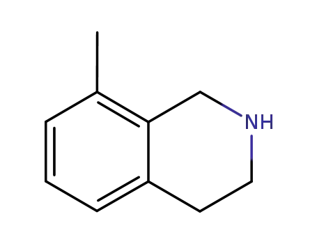 Molecular Structure of 129961-74-6 (8-methyl-1,2,3,4-tetrahydroisoquinoline)