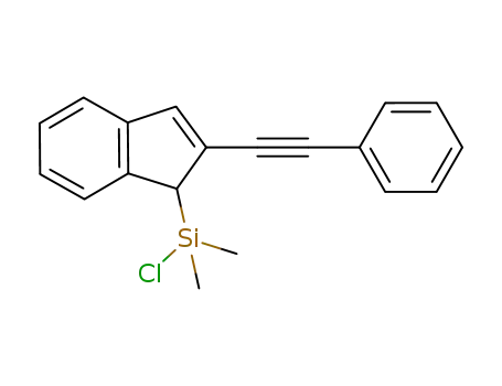 (dimethyl)chloro[2-(phenylethynyl)-1H-inden-1-yl]silane