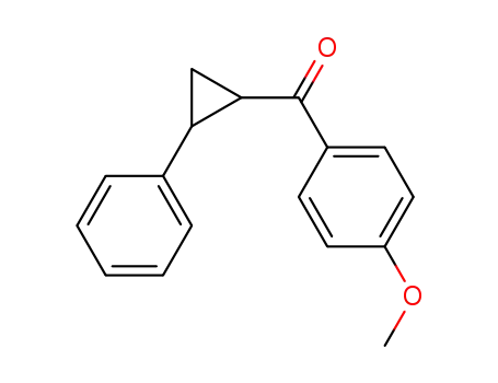 Molecular Structure of 54619-93-1 (Methanone, (4-methoxyphenyl)[(1R,2R)-2-phenylcyclopropyl]-, rel-)