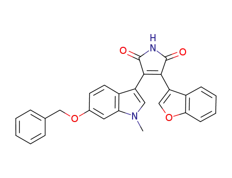 3-(benzofuran-3-yl)-4-(6-benzyloxy-1-methyl-1H-indol-3-yl)pyrrole-2,5-dione
