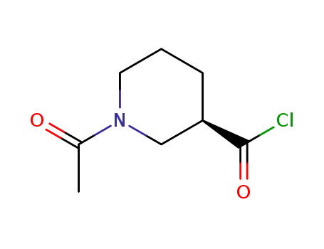 3-Piperidinecarbonyl chloride, 1-acetyl- (9CI)
